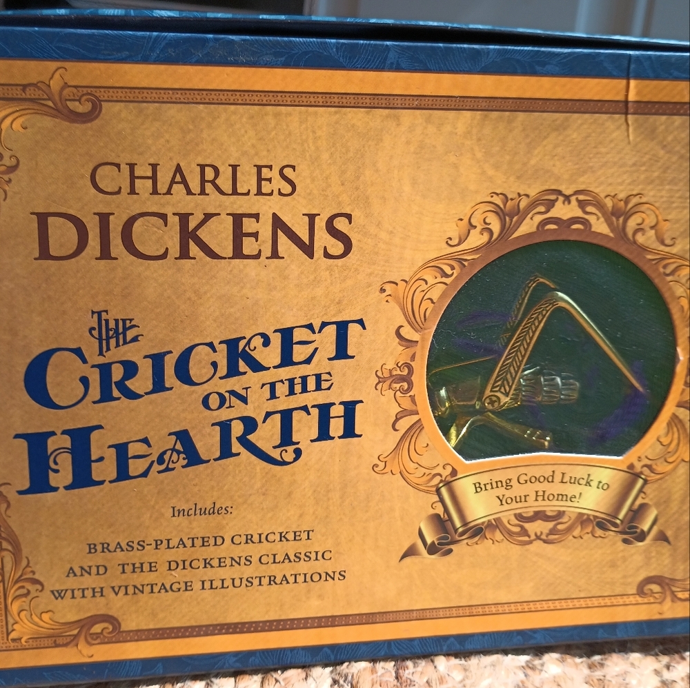Unique for Dickens Fans & Brass-Plated Cricket on the Hearth